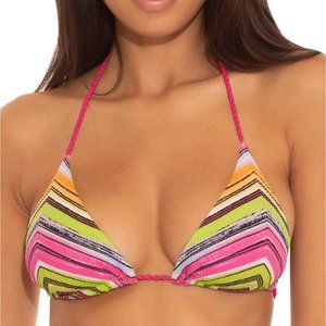 Becca Farah Reversible Ribbed Triangle Bikini Top